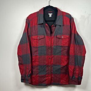 Carhartt Shirt Youth XL Fleece Lined Plaid Flannel Button Shacket